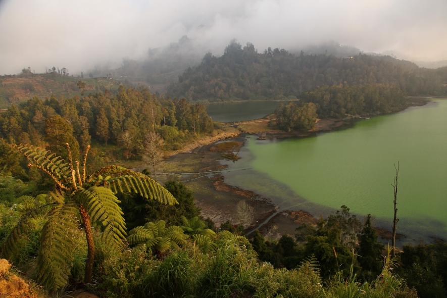 Telaga Warna, озеро Цветное