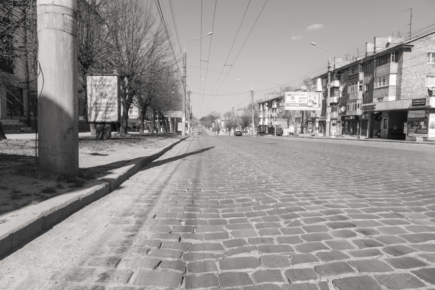 Город в карантине