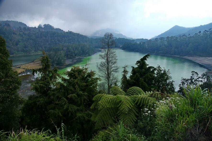 Telaga Warna, озеро Цветное