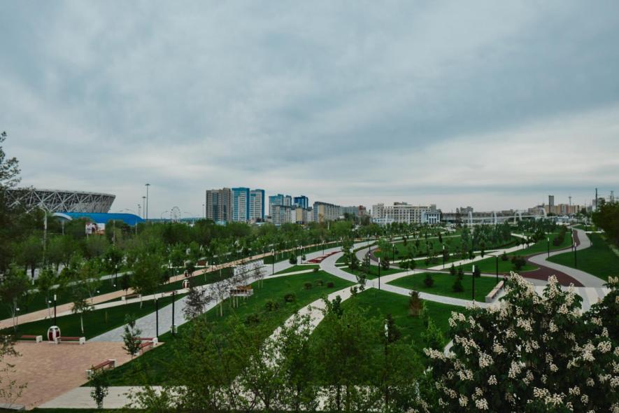 Мемориальный парк или Парк Победы (Парк у подножия Мамаева кургана)