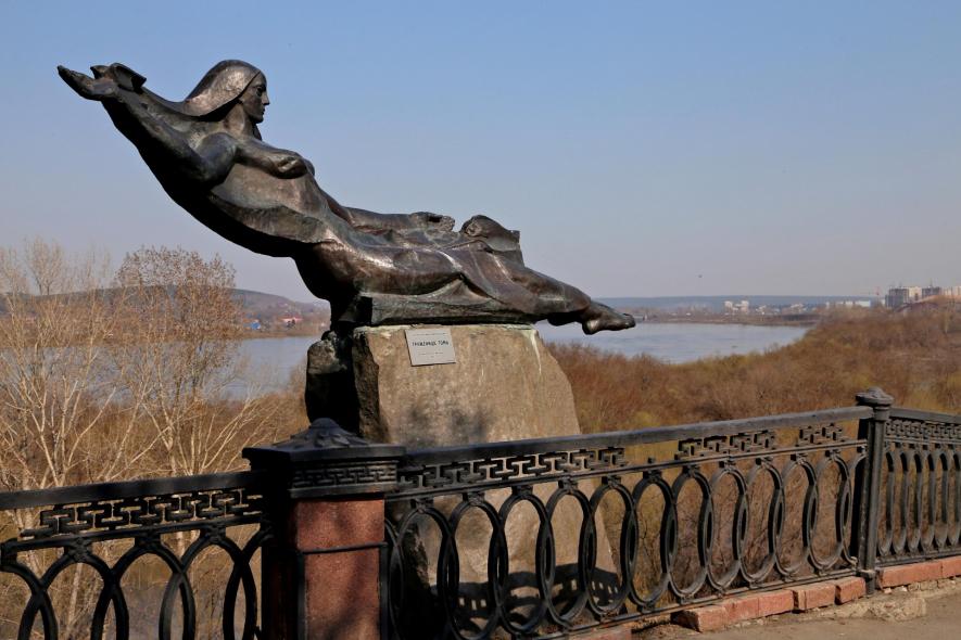 Набережная реки Томь