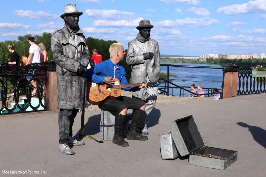 Набережная реки Томь