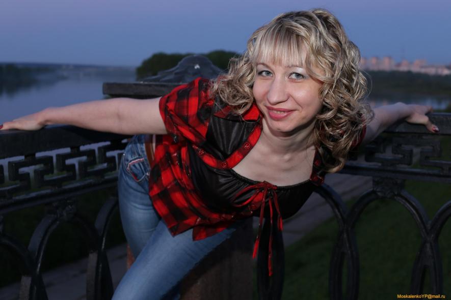 Набережная реки Томь