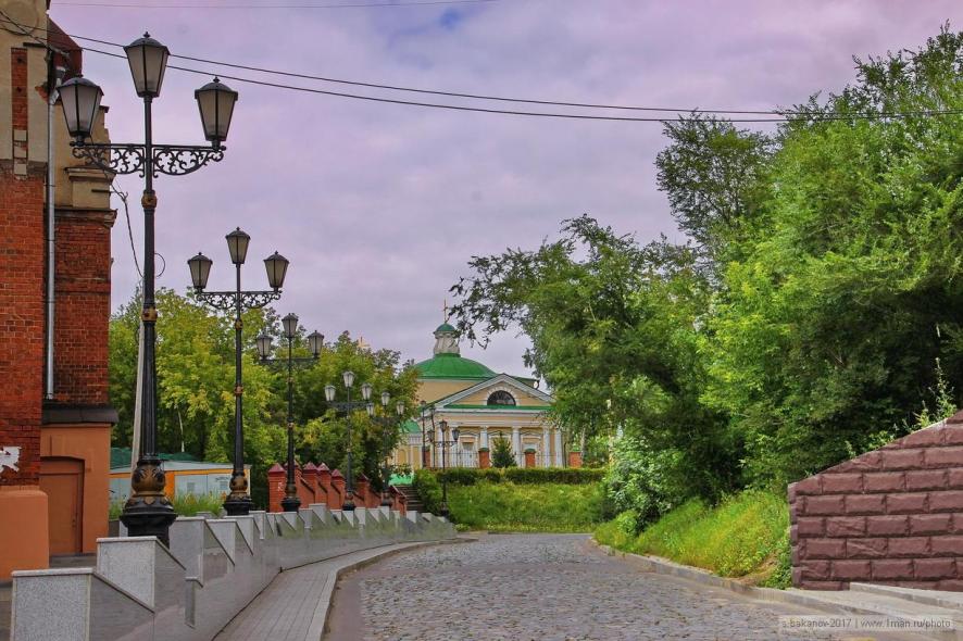Место основания города (южный отрог Воскресенской горы)