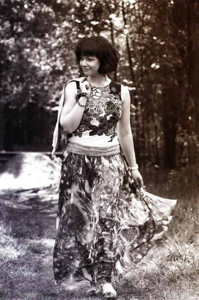 Железная дорога в лесополосе