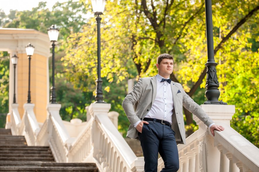 Лестница к Магдебурскому памятнику  