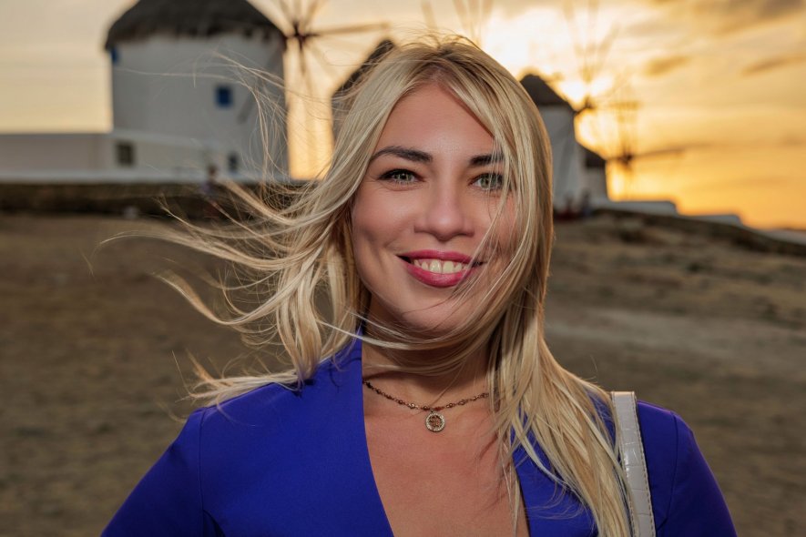 Выездная фотосессия на Миконосе