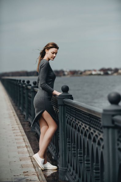 Волжская набережная в парке Стрелка