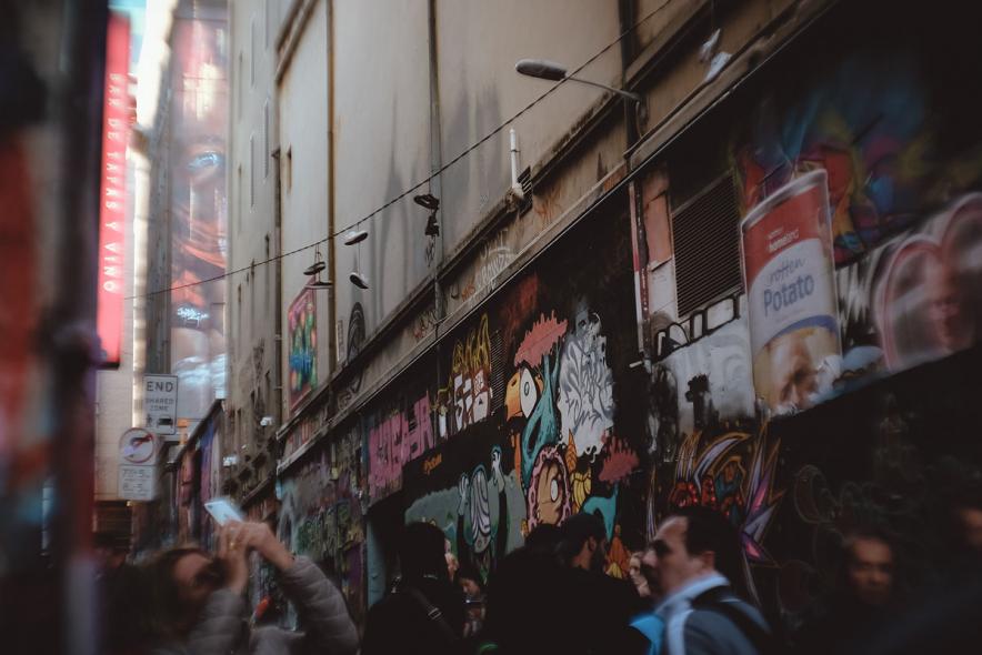 Flinders Court Street Art