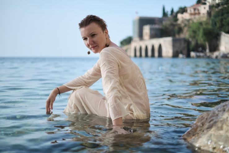 Пляж возле Красной Башни