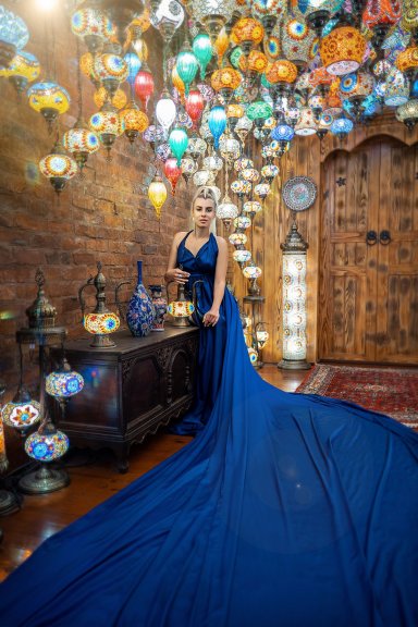 Фотосессия в Стамбуле с восточными фонариками.