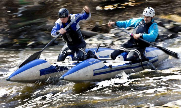 Пороги Ревун реки Исеть