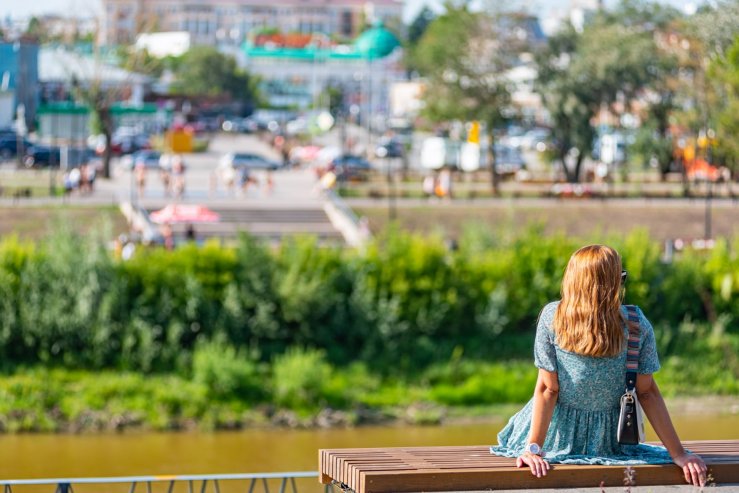 Набережная реки Оми