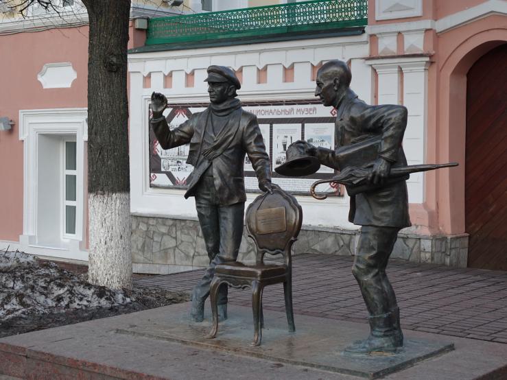 Остап Бендер и Киса Воробьянинов 