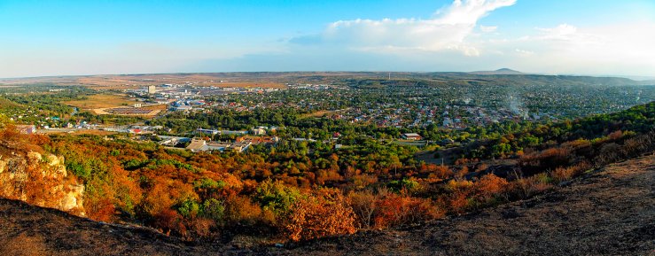Панорама города