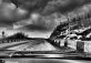 Black White Russian Road 