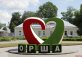 Скульптура с названием города Орша